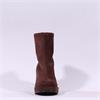 Miss Elastic Hilary Platform Ankle Boot - Brown Suede